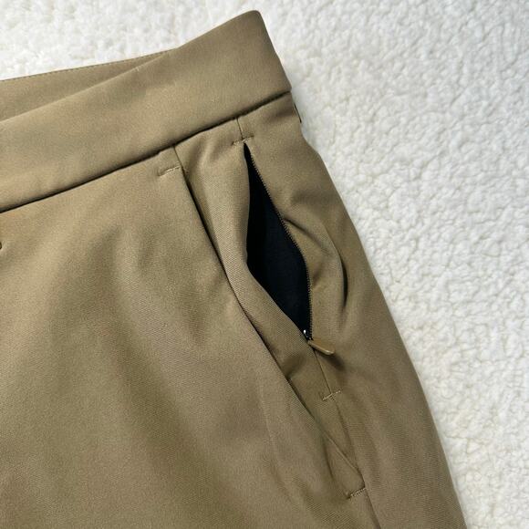 Lululemon Mens Commission Slim Pant 30L 31x30 Khaki Warpstreme Artifact Brown - Picture 8 of 11